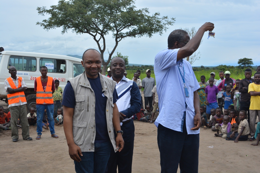 Remise des infrastructures sanitaires et hydrauliques réalisées au camp de mulongwe