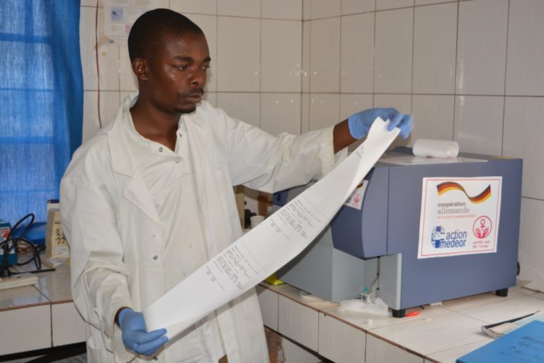 Analyse des échantillons de CD4 à l&rsquo;HG de Kasenga