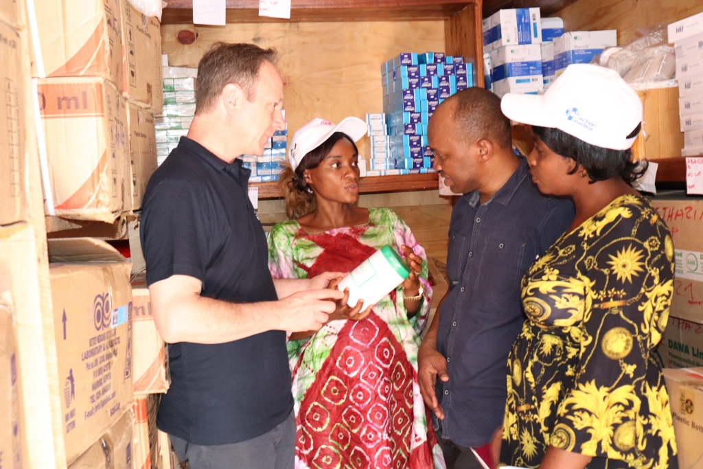 Visite de Monsieur Christoph BONSMANN directeur mondial d’ACTION MEDEOR à AFPDE