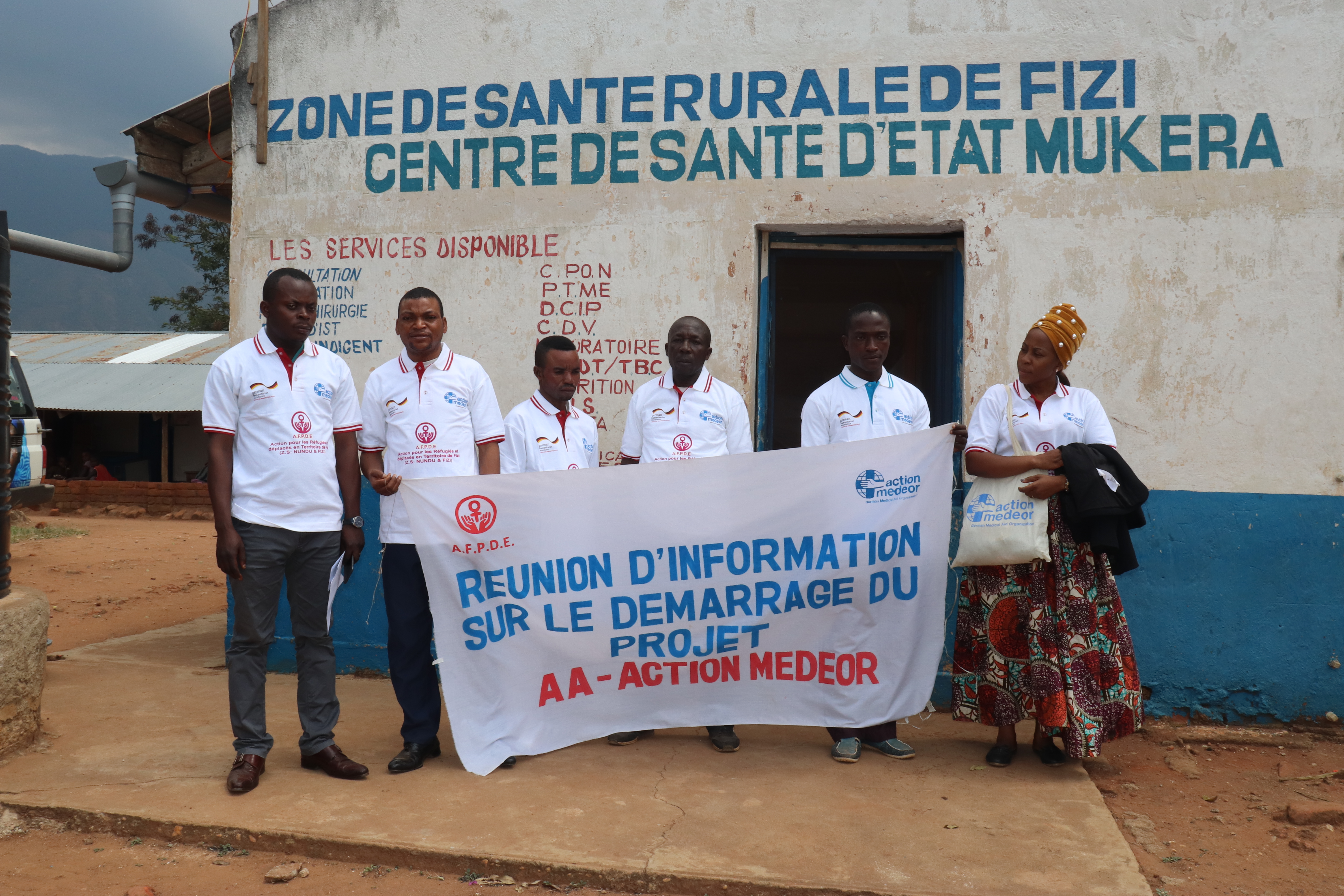 Démarrage officiel du projet Accès aux soins médicaux et WASH en faveur des réfugiés Burundais et déplacés internes en Territoire de Fizi.