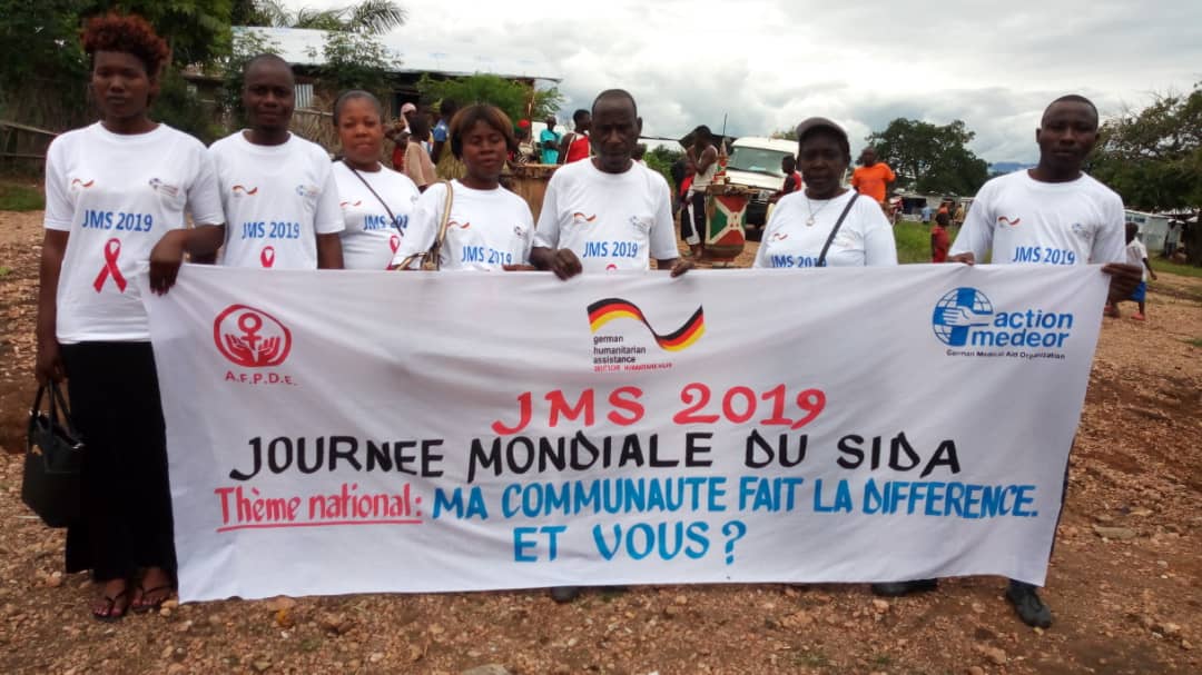 JMS 2019, AFPDE au côté des réfugiés burundais dans le camp de Lusenda.