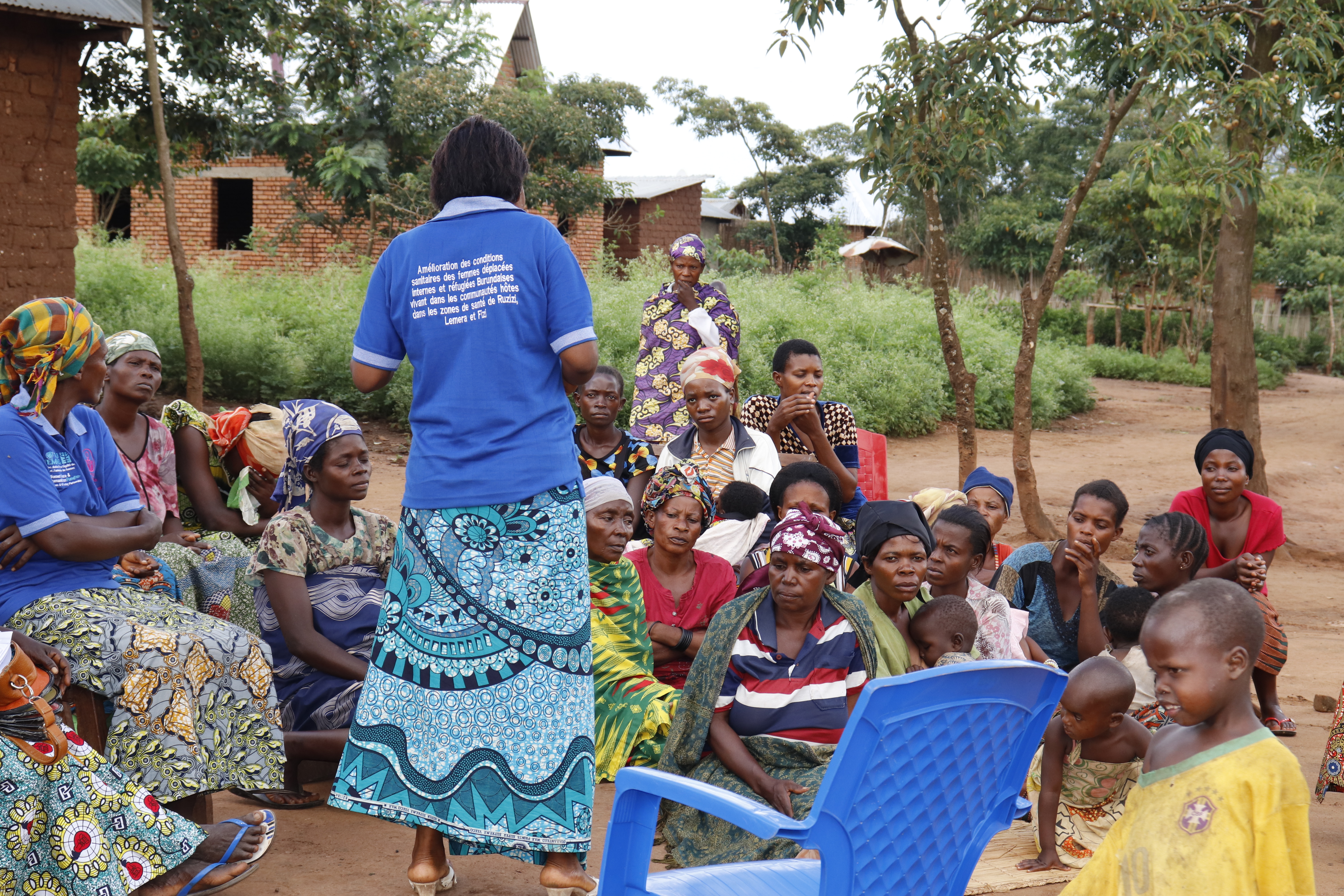 Sensibilisation des femmes réfugiées burundaises et déplacées internes sur l’hygiène et assainissement