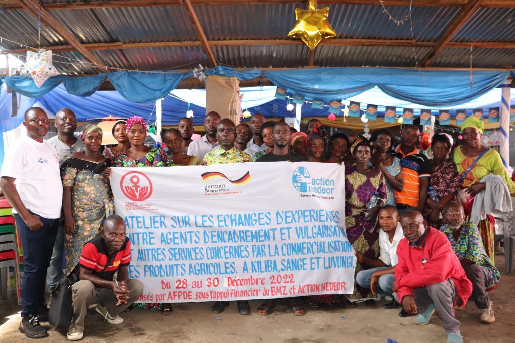 Des cadres d’échanges entre producteurs agricoles mis en place  à Luvungi, Sange et Kiliba pour la gestion des infrastructures agricoles construite par AFPDE.