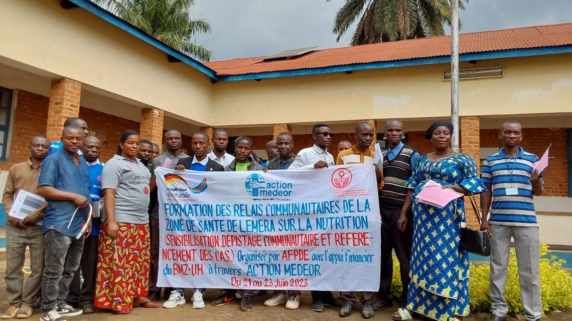 Prévention contre la malnutrition : 27 relais communautaires de la zone de santé de Lemera formés sur le dépistage communautaire et le référencement des cas de la malnutrition