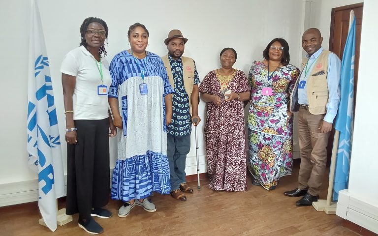 Madame SANDRA AFANOU a échangé avec la cheffe du HCR Sud-Kivu à son bureau de Bukavu