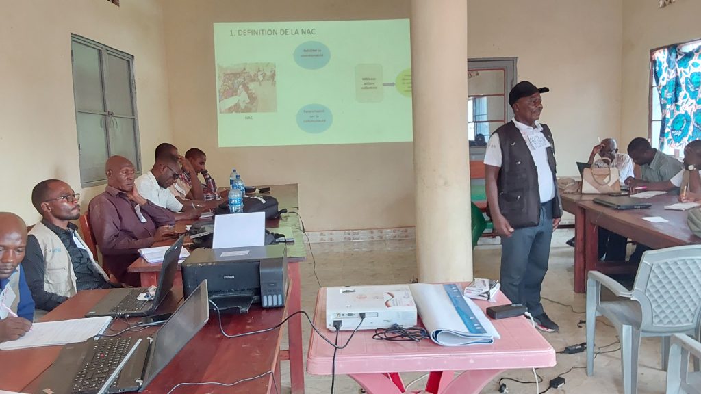 Approche nutrition à assise communautaire (NAC) au cœur des échanges entre le  Docteur TUSUKU NOTI Toussaint ( du Pronanut National), la coordination provinciale de Pronanut  Sud-Kivu et les staffs AFPDE. 