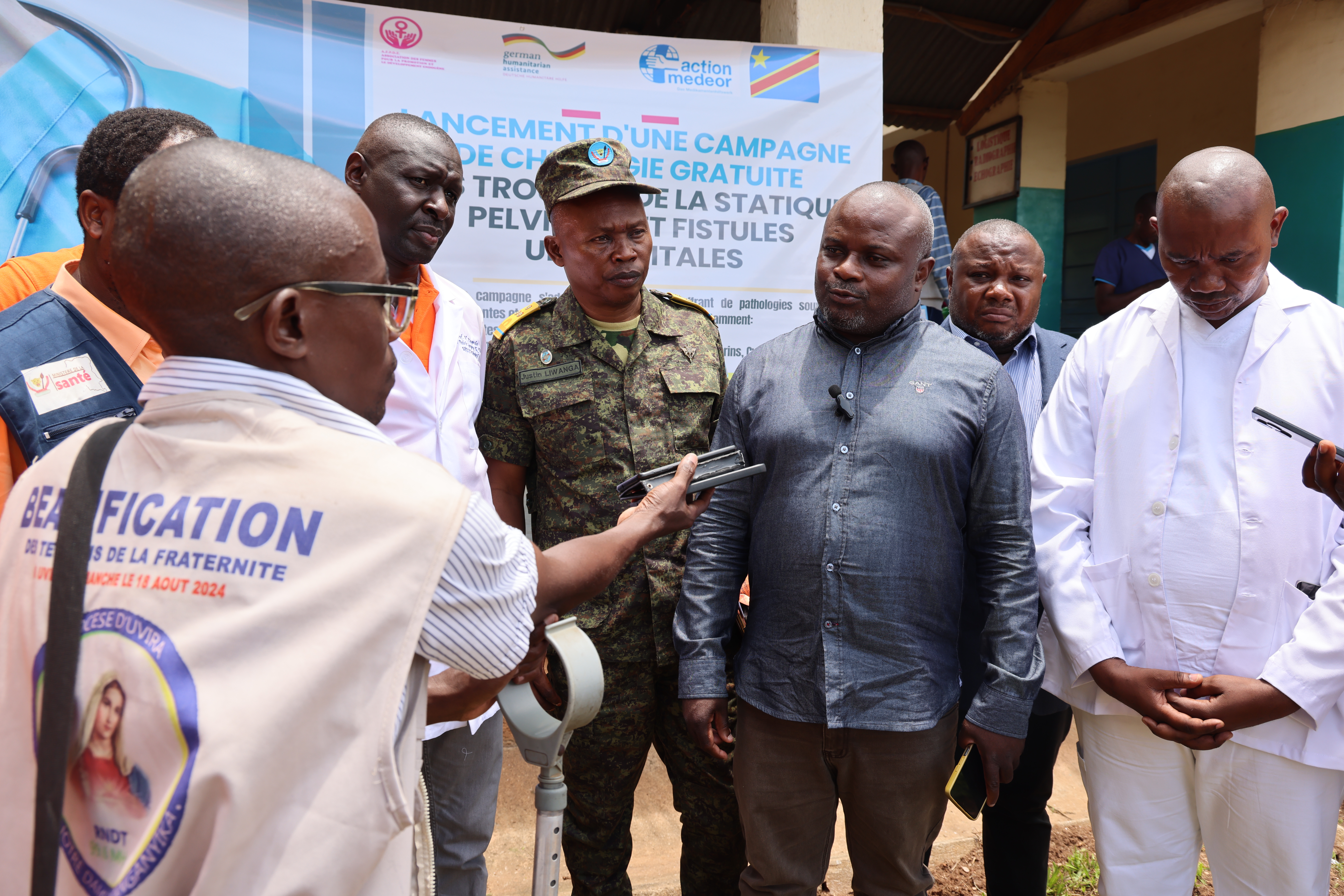 L’AFPDE lance une campagne de chirurgie gratuite campagne de chirurgie gratuite des troubles de la statique pelvienne et fistules urogénitales dans l’Est de la RDC.